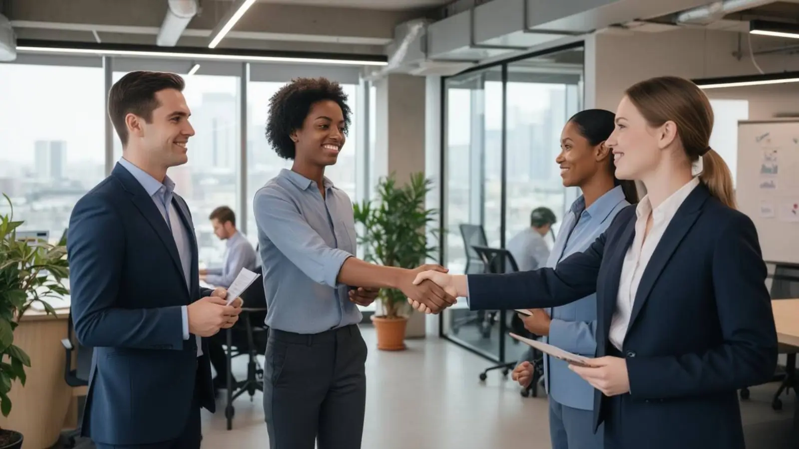 Business partnership collaboration